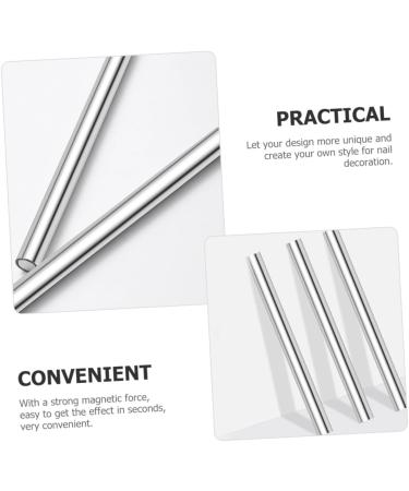 Gogogmee Nail Magnet Nail Art Magnet Stick Magnet for Nails Nail Polish Magnet DIY Nail Art Tool Nail Stick Magnet Gel Nail Polish Nail Gel Magnets Magnet Sticks Dedicated Awesome Metal - Buy Online on GoSupps.com