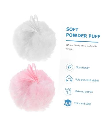 FRCOLOR 12 Pcs Powder Puffs - Round Makeup Sponge Set for Foundation Face Cleaning and Makeup Removal | Ideal for Cosmetic Application | 4x4cm Size - Buy Online on GoSupps.com