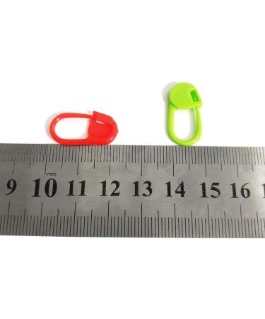 50 Colorful Knitting & Crochet Clips - Bulk Stitch Markers in 10 Colors - Buy Online on GoSupps.com