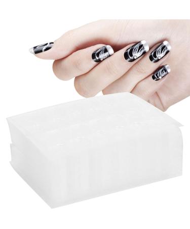 50 Sheet Waterproof Double Sided Fake Nail Adhesive Tabs Transparent Gel Nail Tape Self Adhesive Perfect for Professional and Family Use with 12 Different Sizes - Buy Online on GoSupps.com