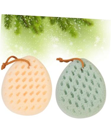 Beavorty 2pcs Face & Body Sponge Bath Scrubber Set - Exfoliating Loofah Shower Brush and Towel - Buy Online on GoSupps.com