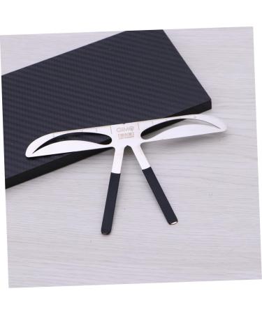 FOMIYES 3pcs Eyebrow Eyes Foot File Stickers Replacement Brow Stencils Template Balance Ruler - Buy Online on GoSupps.com