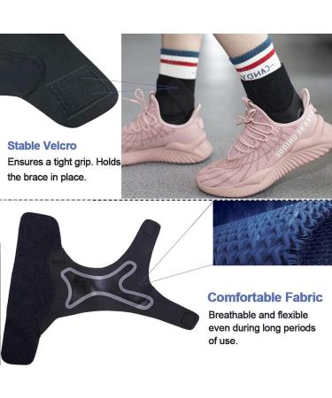 REHABA Adjustable Ankle Brace for Sprained Ankles - 1 Pair Compression Straps - Professional Volleyball Support - Men & Women (Large, Black) - Buy Online on GoSupps.com