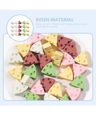 TIDTALEO 20 Pcs Imitation Cheese Miniture Decoration Handicraft Accessories Mini Cheese Ornament Dessert Flat - Buy Online on GoSupps.com