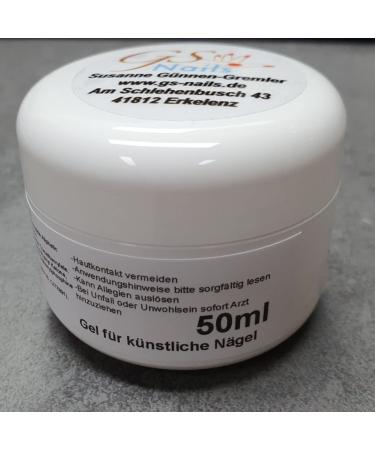GS-Nails 1 Phase UV Gel HEMA Free - 50ml Clear Medium Viscosity | Best for Easy Application & Long-lasting Finishes - Buy Online on GoSupps.com