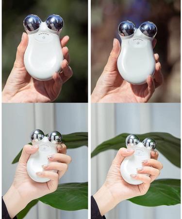 2023 New Microcurrent Facial Device Cooling Gel for Face Lift and Skin Tightening - Wrinkle Remover, USB Rechargeable - A-white - Buy Online on GoSupps.com