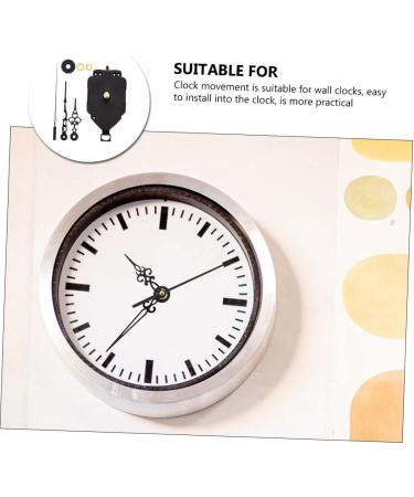 LIFKICH 1 Set Pendulum Clock Accessories Clock Mechanism Repair Parts Clock Movement with Pendulum Shaft Clock Movement Electric Wall Clock Silent Wall Clock Quartz Clock Plastic Supplies - Buy Online on GoSupps.com