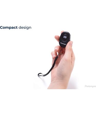 Photomyne Wireless Camera Shutter Clicker | Remote Control for iPhone & Android | Selfie Button with Wrist Strap - 1 Pack - Buy Online on GoSupps.com