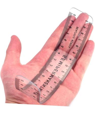 FOMIYES 4 Pcs Eyebrow Ruler 200mg Protractor Eyebrow Measuring Tool Eyebrow Stencil Positioning Pen Reusable 1 count (Pack of 1) Blackx4pcs - Buy Online on GoSupps.com