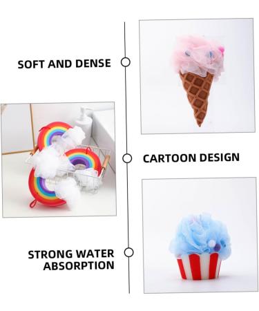 Beaupretty 3pcs Bath Ball Set - Portable Shower Sponges for Men | Cleaning Supplies & Skin Scrubbers - Buy Online on GoSupps.com