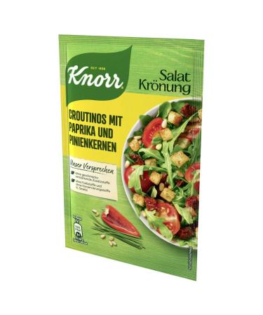 Buy Knorr Salad Dressing Croutinos with Peppers & Pine Nuts - 25g Pack | International Shipping Available - Buy Online on GoSupps.com