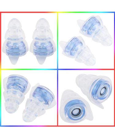 High Fidelity Concert Ear Plugs | 27dB Noise Reduction for Musicians & Festivals | Anti-Noise Earplugs (Blue - Buy Online on GoSupps.com
