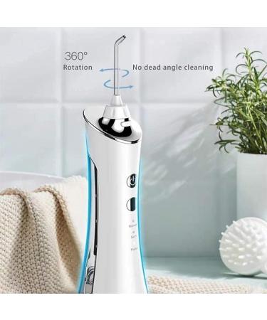 Professional Cordless Water Flosser - Portable Oral Irrigator for Home & Travel | Rechargeable & Waterproof | 4 Modes for Braces & Bridges Care - Buy Online on GoSupps.com