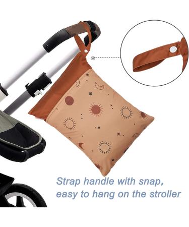 Maeau 2-Pack Wet Bags - Reusable Waterproof Diaper & Gym Organizers (20x28cm & 32x40cm) | 29 Stylish Patterns - Buy Online on GoSupps.com