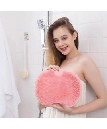 Slip-Proof Silicone Massage Pad & Foot Scrubber - Non-Slip Shower Massager with Suction Cups (Red) - International Shipping - Buy Online on GoSupps.com