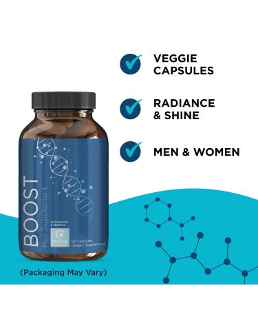 Biotin Vitamins & Sulfate-Free Shampoo for Thinning Hair - Volumizing Formula with Tea Tree & Rosemary Oils for Fine Hair Care - Promotes Regrowth and Nourishes Hair, Skin, and Nails - Buy Online on GoSupps.com