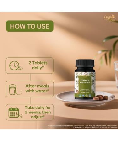 ORGANIC SPREE Kutki Herb & Kaishor Guggulu Supplement 100g & 120 Tablets Picrorhiza Kurroa with Wellness Support Formula Certified Herbal Detox Blend - Buy Online on GoSupps.com