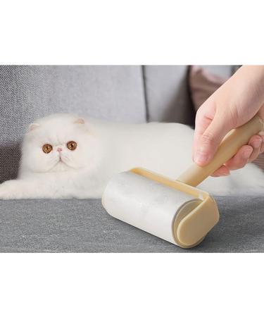 Extra Sticky Lint Roller for Pet Hair - Yellow Cat & Dog Hair Remover for Couch Clothes & Furniture | Effective Fur Removal Tool - Buy Online on GoSupps.com
