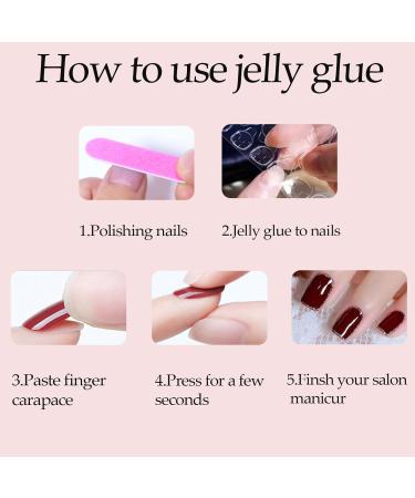 Shop Ombre Pink Medium Press on Nails - 24pcs Square Glitter Designs | Glossy Acrylic Fake Nails for Women - Ideal for International Shipping - Buy Online on GoSupps.com