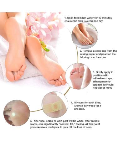 24Pcs WartRemover Pads Foot Corn Removal Plaster with Hole Penetrates and Removes Common and Plantar Warts 2023 New Warts Off Removal Pads for All Skin Types - Buy Online on GoSupps.com