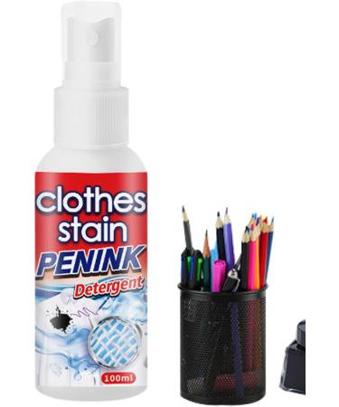 Clothes Stain Remover - 100ml Ink Remover Spray - Portable Instant Spot Remover Laundry Stain Remover for Carpet Laundry Fabric Clothes Fiberglass Pochy - Buy Online on GoSupps.com