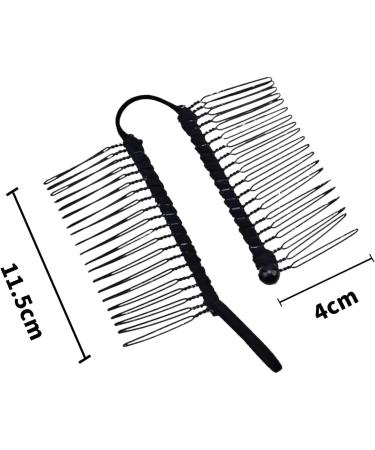 1Pcs Banana Hair Clips Large Stretch Banana Clip Vintage Banana Barrette Large Size Stretch Banana Clips No Crease Elastic Clincher Hair Comb Hairpin for Thick Curly Wavy Hair Styling Accessories - Buy Online on GoSupps.com