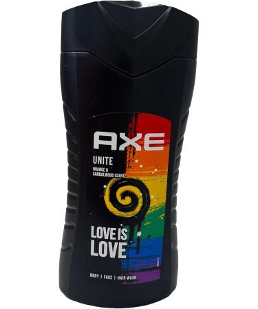 Lot de 3 gels douche unisexes Unite Love is Love (3 x 250 ml) - Buy Online on GoSupps.com