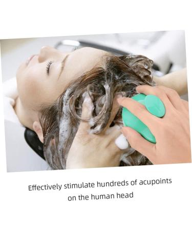 Beavorty 3-Stage Head Cleaning Brush - Silicone Massage Shampoo Tool for Hair Care & Meridian Health - Buy Online on GoSupps.com