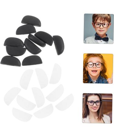 Goohochy 10 Pairs Soft Silicone Nasal Pads - Anti-Nose Pillow Self-Adhesive Glasses Nose Pads for Comfort & Support - Buy Online on GoSupps.com