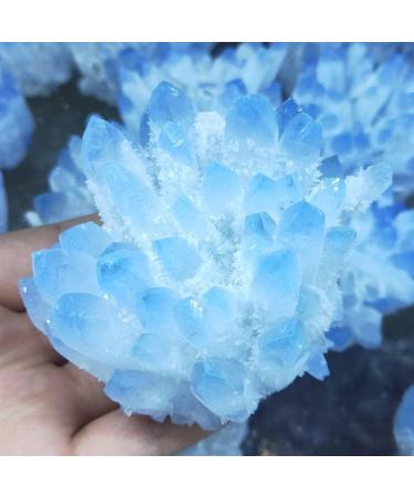 300-1000g Crystal Cluster Natural Blue Quartz Specimen Vug Garden Gem Suitable for Home Crystal Cluster (Size : 800-950g) - Buy Online on GoSupps.com