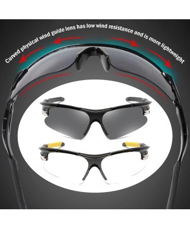 Buy BDSHUNBF Sports Sunglasses - UV400 Bicycle Glasses for Men | Windproof & Fast Perfect for Cycling & Outdoor Activities - Buy Online on GoSupps.com