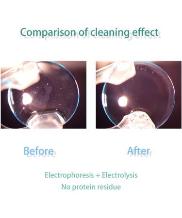 Contact Lens Cleaner Contact Lens case Daily Care Portable with Mirror Tweezers and Wireless Charging - Buy Online on GoSupps.com