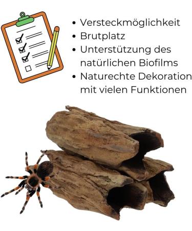 Buy Garpet Aquarium Decoration Cave Tube - Natural Wood Root Aquarium Decor - Buy Online on GoSupps.com