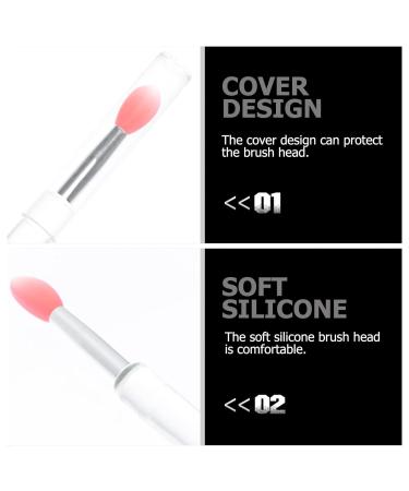Buy 6pcs Silicone Lip Brush Set - Lipstick & Eyeshadow Applicators for Perfect Makeup | International Shipping - Buy Online on GoSupps.com
