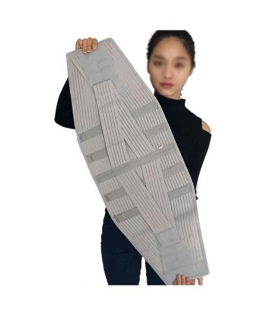 Back Brace 32cm Extra-Wide Design Lumbar Support Belt Men Women Waist Support Band For Lower Back Pain Relief Lightweight Lumbar Brace For Daily Activity (Color : Gray Size : X-Large) X-Large Gray