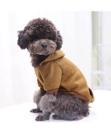 Waterproof Dog Coat - Warm Winter Jacket for Small Dogs & Puppies | Autumn Fleece Hoodie with Bag - Buy Online on GoSupps.com