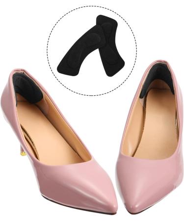 FRCOLOR 8 Pairs High Heel Stickers & Grips - Breathable Black Shoe Pads for Pumps | International Shipping - Buy Online on GoSupps.com