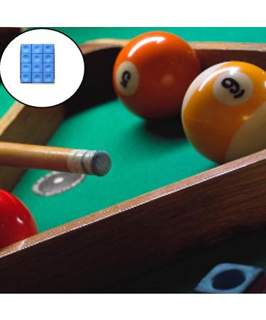 Billard Chalk Set - 12 Pieces of Non-Slip Billiards Blue Cue Chalk for Amateurs & Professionals | Premium Billiard Accessories - Buy Online on GoSupps.com