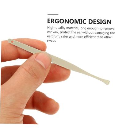 DOITOOL 3 Sets Ear Picking Tool Silicone Remover Earwax Removal Kit - Stainless Steel Ear Picks - Golden - 11.5X2.7X1cm - 3pcs - Buy Online on GoSupps.com