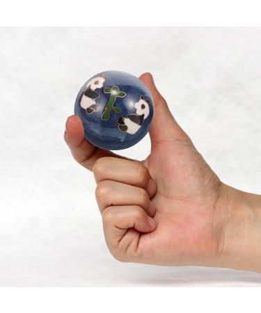 Iplusmile Emaille Baoding Balls - 2 Piece Obsidian Chinese Health Exercise Set with Gift Box | Trigger Point Massage & Handball - Buy Online on GoSupps.com