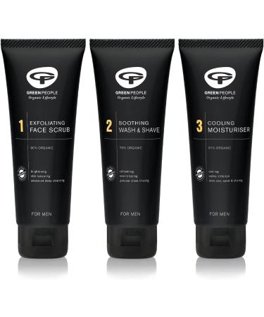 GREEN PEOPLE for Men Skin Care Heroes Natural & Organic Men s Skin Care Gift Set Refreshing Cooling Shaving & Grooming Set for Men SLS Free Paraben Free & Ethanol Free Cruelty Free & Vegan white - Buy Online on GoSupps.com