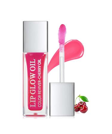 Marine Forest Hydrating Lip Glow Oil  Plumping Lip Gloss Transparent Lip Oil Tinted for Lip Care and Dry Lips  Non Sticky  Shiny and Moisturizing (01)