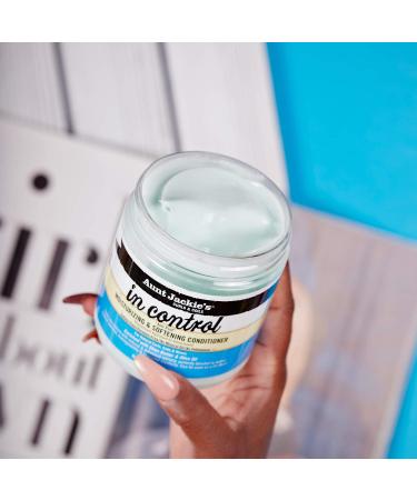 Aunt Jackie's Curls and Coils In Control Anti-Poof Conditioner 18 oz - Shea Butter Enriched - Buy Online on GoSupps.com