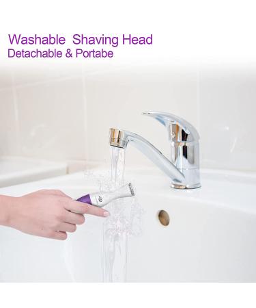 Pefetis Electric Razor for Women - 2-in-1 Bikini Trimmer for Smooth Hair Removal - Wet & Dry Shaver for Legs, Underarms, Bikini Line - Painless Lady Grooming Tool with Comb Attachment - Buy Online on GoSupps.com