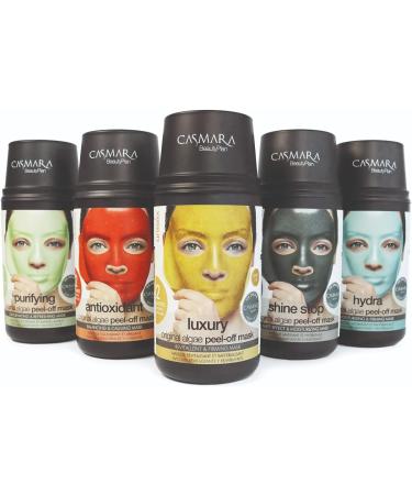 Skin Care Casmara Shine Stop Anti Aging Hydrating Facial Mask Kit for Impure Skin and Oily Skin - 2 Mask + 1 Ampoule 4 Ml - Buy Online on GoSupps.com