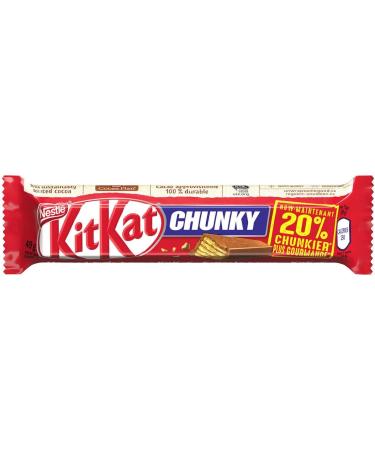Nestle Kit Kat Chunky Candy Bar Milk Chocolate 51 Grams/1.8 Ounces - 24 Pack - Buy Online on GoSupps.com