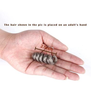 MIMAN 10 Inch Short Saniya Curls Crochet Hair 5-Packs, Black Mix Grey - Synthetic Braiding Hair for Black Women - Buy Online on GoSupps.com