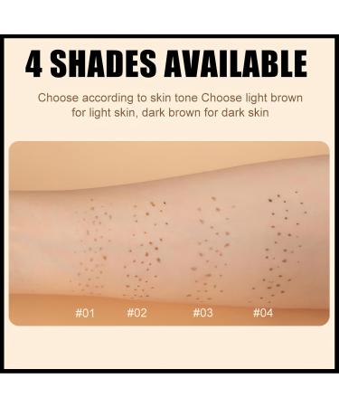 MIELIKKI Freckle Pen - Waterproof Long Lasting 4 Colors - Natural Lifelike Makeup for Perfect Freckles - Buy Online on GoSupps.com