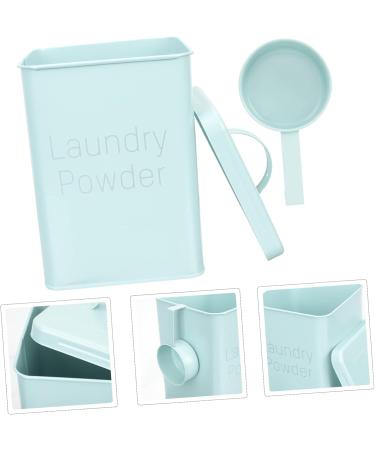 Healeved 2 Sets Washing Storage Bucket Tide Laundry Laundry Cup Holder Sky-blue Wrought Iron 1 count (Pack of 1) Sky-bluex2pcs - Buy Online on GoSupps.com