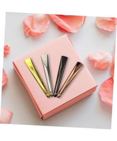 FRCOLOR 5pcs Reusable Metal Cream Spoon Set - Cosmetic Spatula for Makeup & Face Cream Application - Zinc Alloy Applicator - Buy Online on GoSupps.com